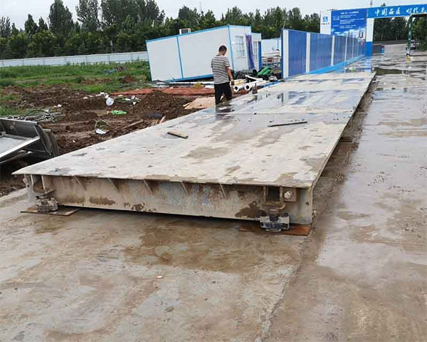 新鄉(xiāng)原陽中建一局項目地磅改造柯力電器