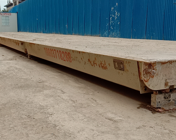 太康上?；▓@售樓部3/16米100噸拆裝地磅