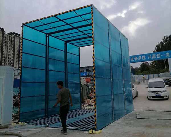 洛陽中建七局項目4/6/5封閉洗車機(jī)