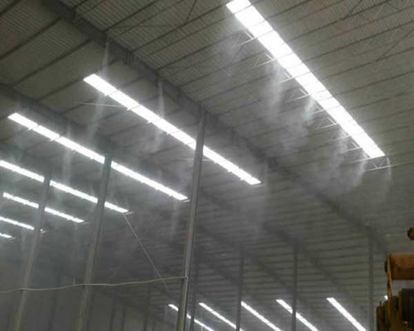 攪拌站使用車(chē)間噴霧噴淋降塵設(shè)備哪里好?