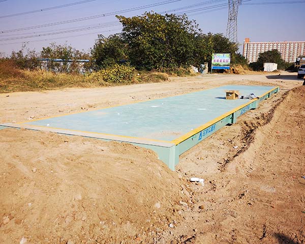 鄭州3×16米100噸鋼基礎地磅