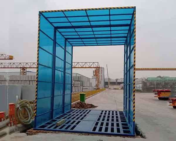 新密中鐵二十三局4/6/4.8米洗車機、焊煙凈化器