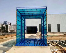 洛陽4/6/5封閉洗車機安裝調(diào)試完畢