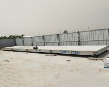 山西運(yùn)城3/16米100噸電子地磅安裝